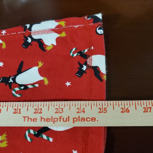 Hanna Andersson Womens 100% Organic Cotton Penguin Christmas Pajama Set Size XL - Picture 12 of 15